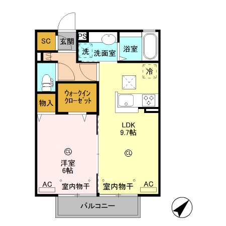 ハレ グレースの間取り