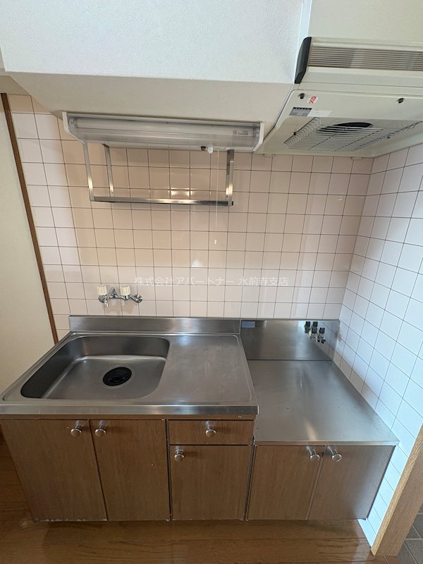 キッチン　2口コンロが設置可能なキッチンです！