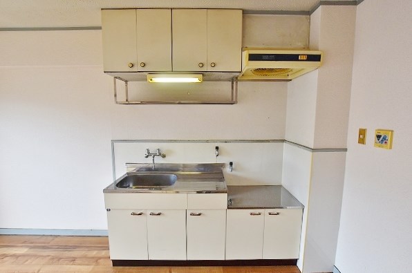 キッチン　★2口ガスコンロ対応★