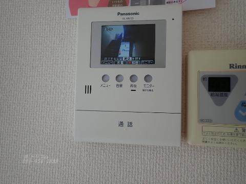 セキュリティ　カメラ付インターホン（イメージ）
