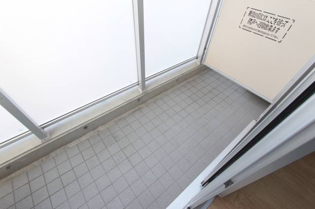 バルコニー　奥行きのあるベランダです