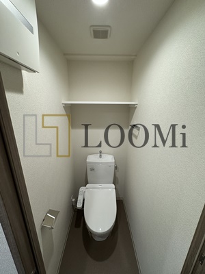 トイレ　プレサンス天満橋ヴェルエラ　温水洗浄便座