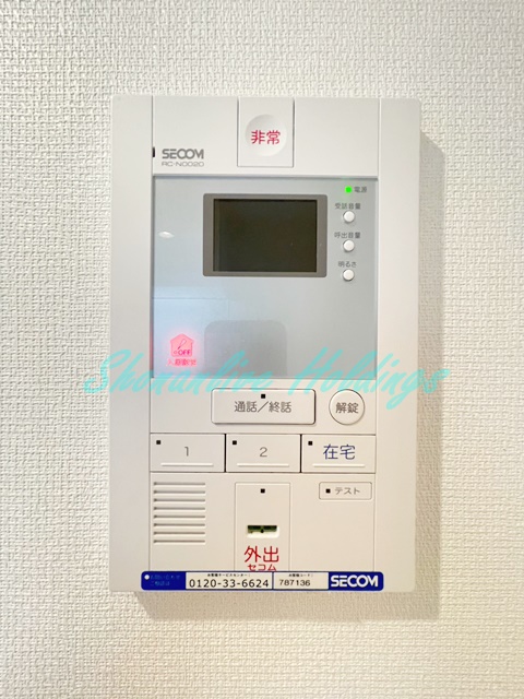 セキュリティ　モニタ付インターホンで安心♪