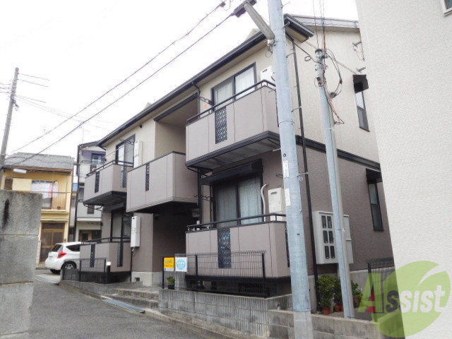 建物外観　日当りいい明るいハイツです