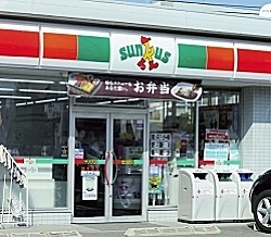 コンビニ　サンクス 江戸川松江三丁目店（コンビニ）まで104m