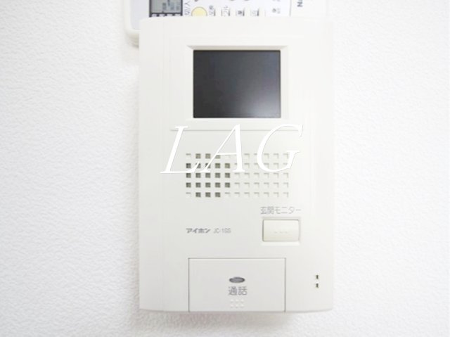 セキュリティ　モニター付きインターフォンです。