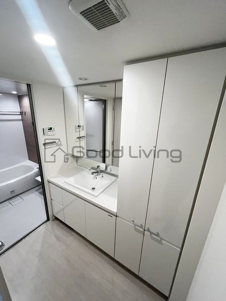 洗面設備　身だしなみもバッチリ