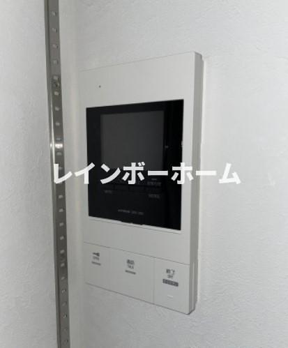 セキュリティ　モニター付きインターホンです