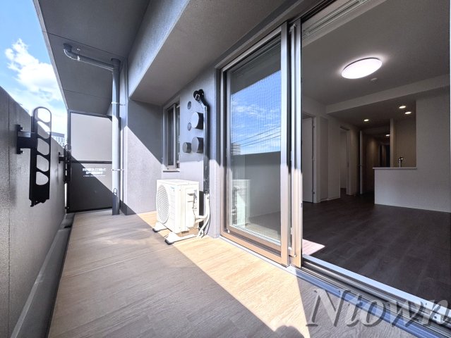 バルコニー　お洗濯にも便利なバルコニー付き