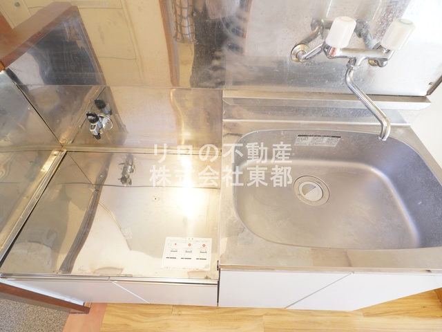 キッチン　自炊派には便利なガスコンロ設置可能キッチンです♪