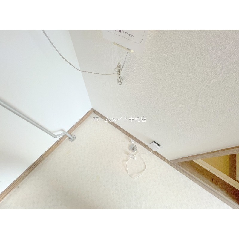 洗面設備　洗濯機置き場です♪