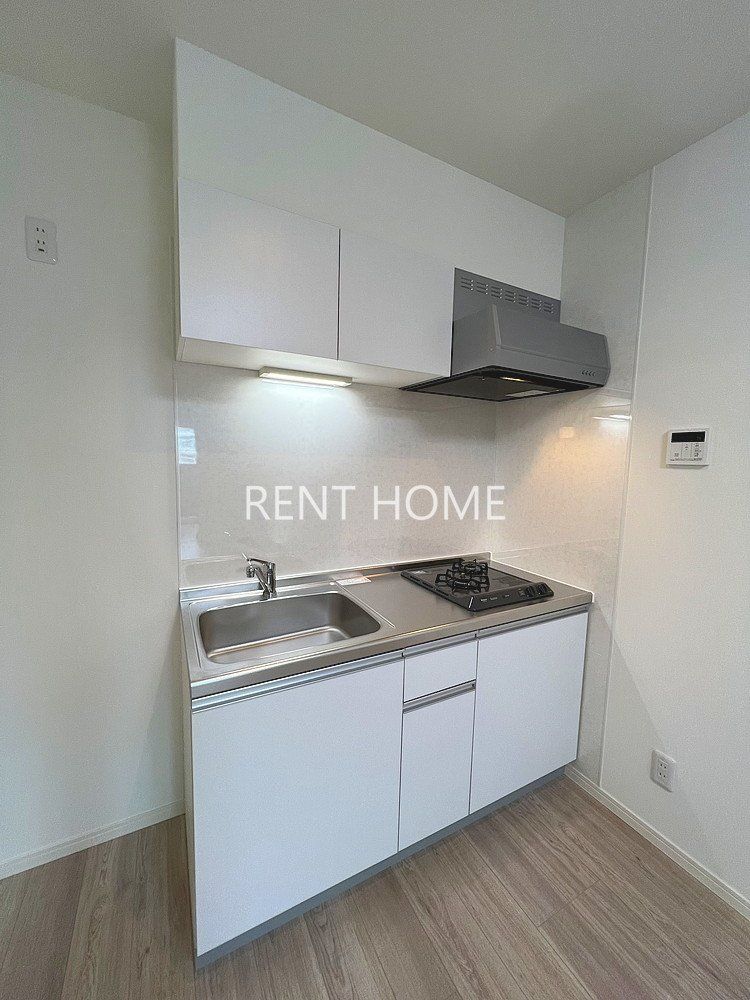 キッチン　２口ガスコンロ付き