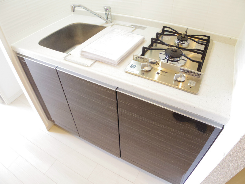 キッチン　ガス２口システムキッチン