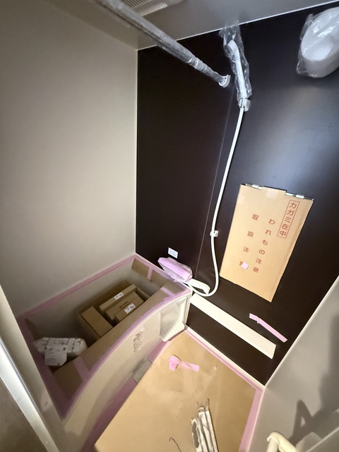 バス・シャワールーム　施工中参考