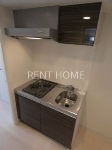 キッチン　2口ガスコンロのシステムキッチンです。