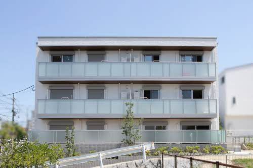 建物外観　積水ハウス施工の賃貸住宅です。