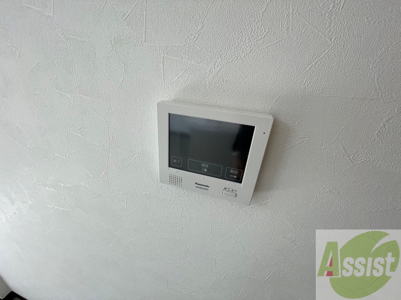 セキュリティ　インターホンで来客確認ができます。安心ですね。