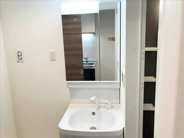 洗面設備　独立洗面台がございます。