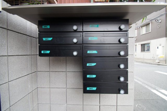 その他共有部分　集合ポストあります