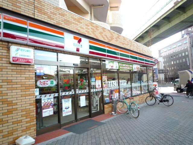 コンビニ　セブンイレブン 大阪江戸堀3丁目店（コンビニ）まで199m