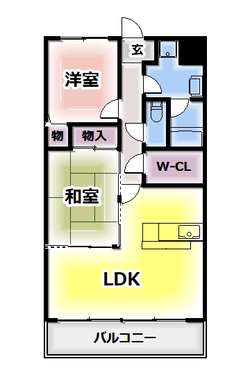 リヴィエール寺内町の間取り写真