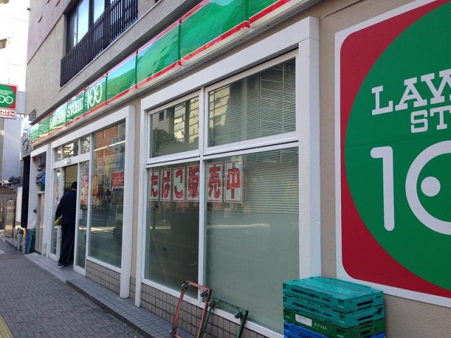 コンビニ　ローソン 福岡天神親富孝通り店（コンビニ）まで100m