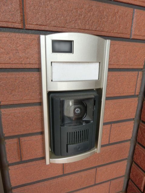 セキュリティ　防犯ＴＶモニター付きのドアホン。