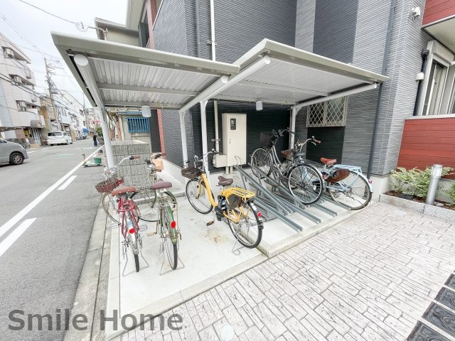 その他共有部分　自転車はこちらに置けます