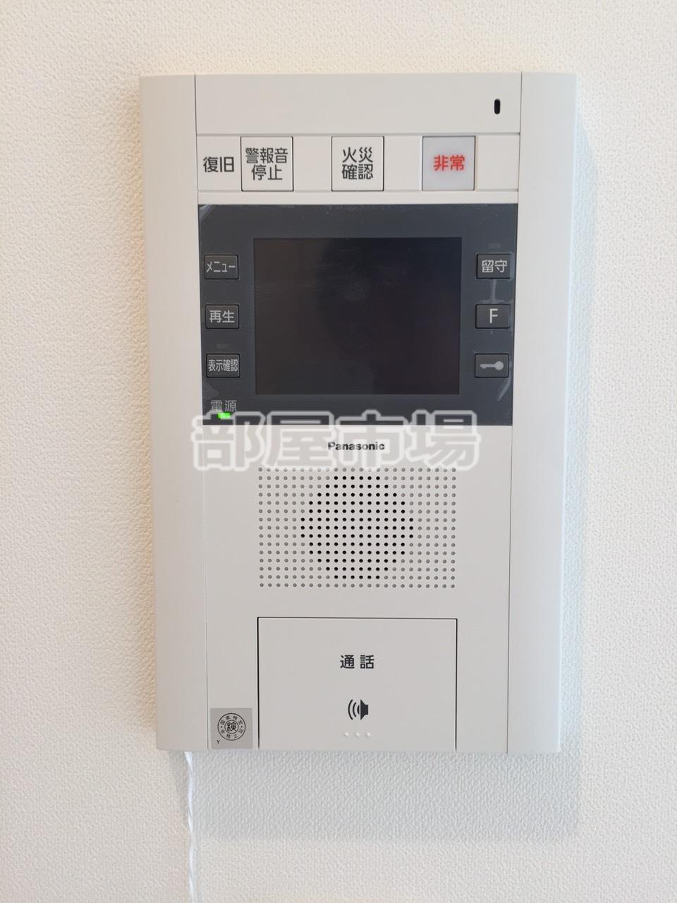 セキュリティ　モニター付きインターホン