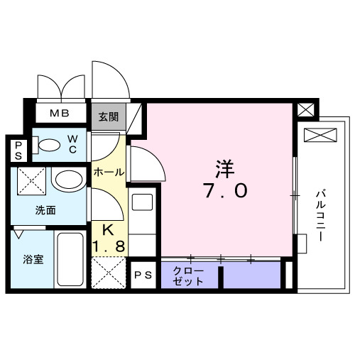 メゾン エスポワールの間取り写真