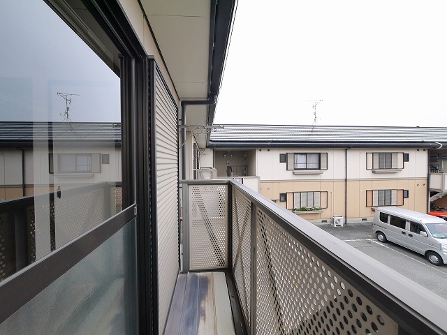 バルコニー　落ち着いた時間を過ごせるバルコニーです
