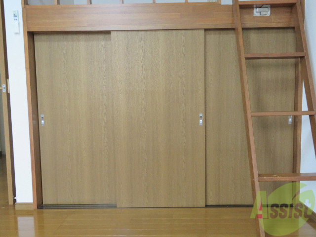 収納　ここに収納があります。収納があると部屋が広く使えます。