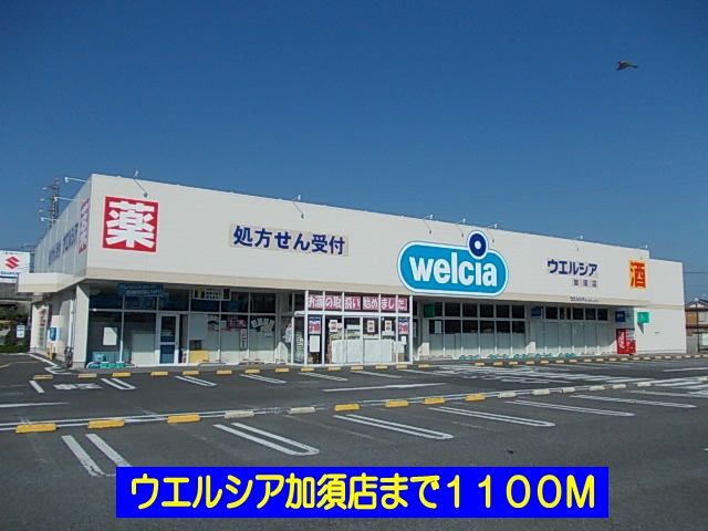 ドラックストア　ウエルシア加須店（ドラッグストア）まで1100m