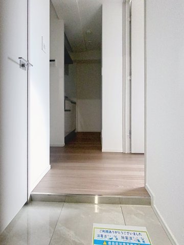 玄関　明るい玄関です
