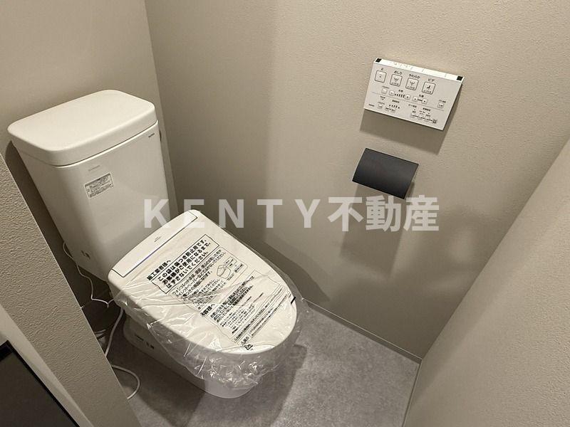 トイレ　ゆったりとした空間のトイレです