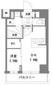 ラグゼナ錦糸町の間取り写真