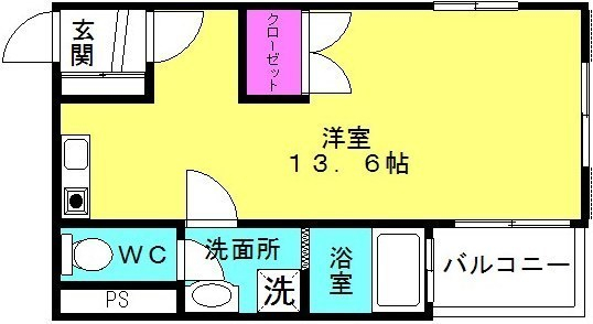 ソレイユ平野の間取り写真