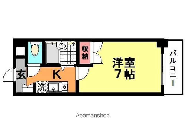 ＪＲ福知山線 塚口駅 徒歩7分 4階建 築31年の間取り写真