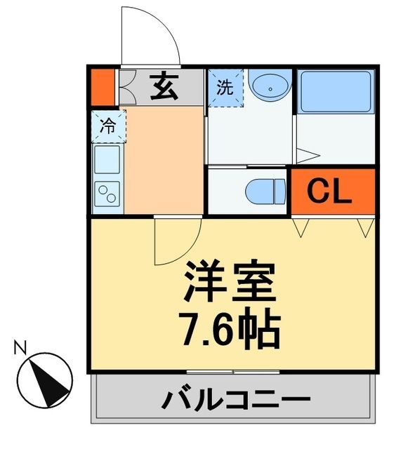 キャメル新松戸2A棟の間取り写真