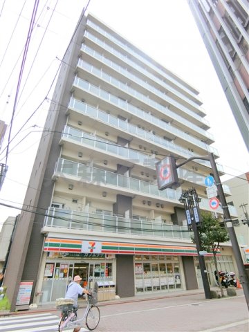 建物外観　2007年8月築　RC鉄筋コンクリート造地上10階建て1R