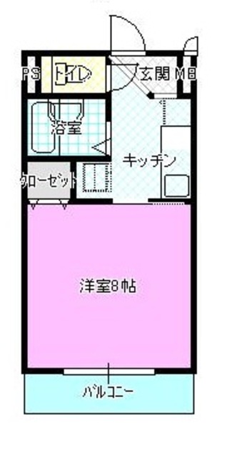 地下鉄東山線 本陣駅 徒歩13分 3階建 築27年の間取り写真