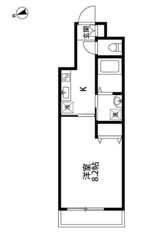 SHIMOUMA6APARTMENTの間取り写真