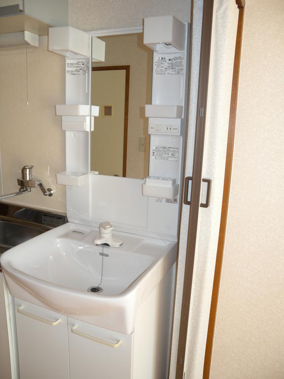 洗面設備　洗面台付