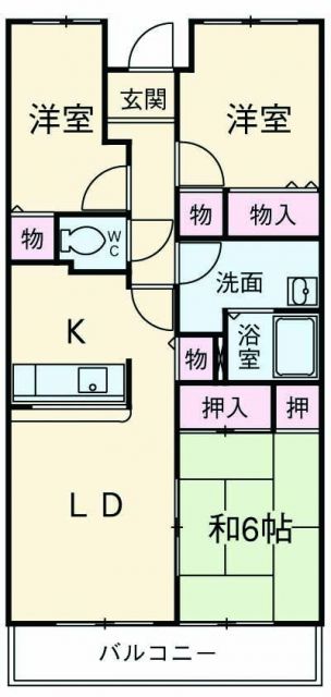 アネシスヒルズの間取り