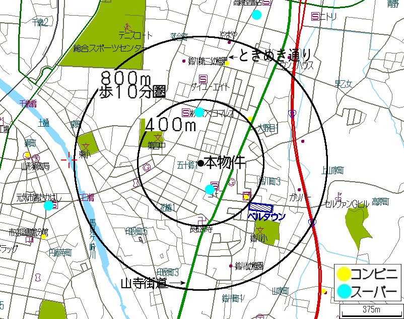 【山形市五十鈴のアパートのレンタルビデオ】