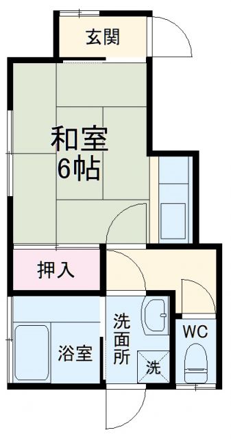 ハイツ笹川の間取り