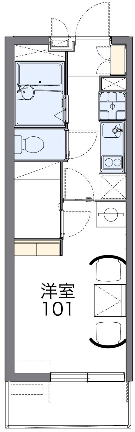 モンジュイの間取り