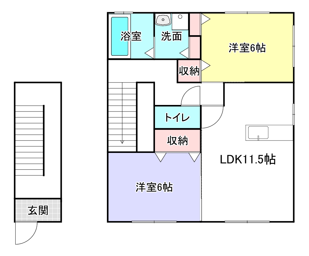 ロイヤルパレスの間取り