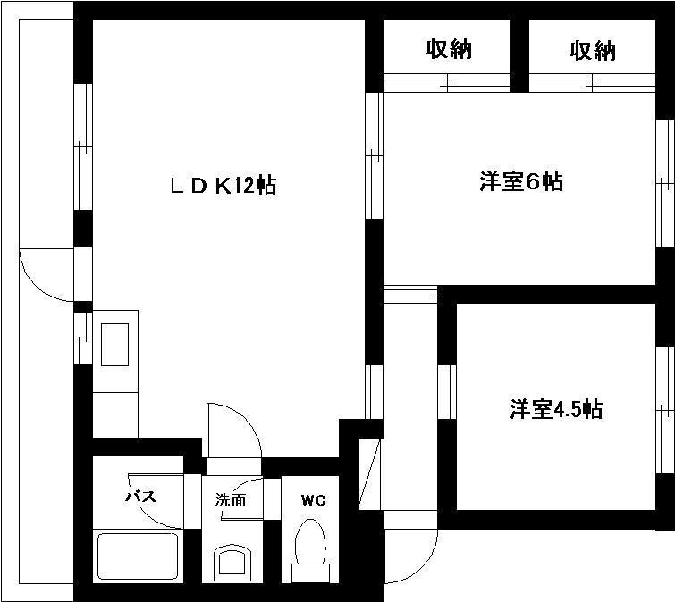 山春ビル霧島の間取り