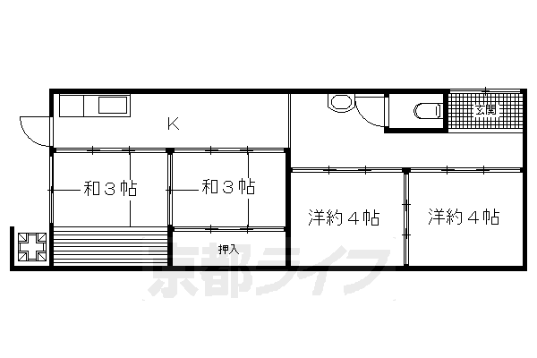 京都市南区東九条東山王町のその他の間取り